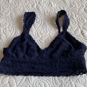 Navy Lace Bralette